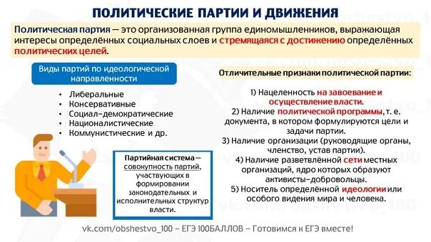 Общественные движения егэ. Политические партии и движения ЕГЭ. Политические партии и движения ЕГЭ Обществознание. Типы политических партий ЕГЭ Обществознание.