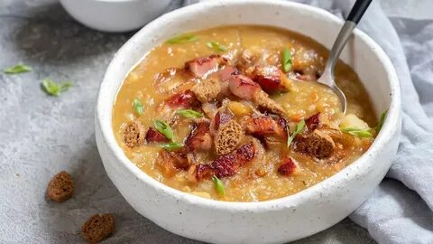 Сварить вкусный суп с копченостями