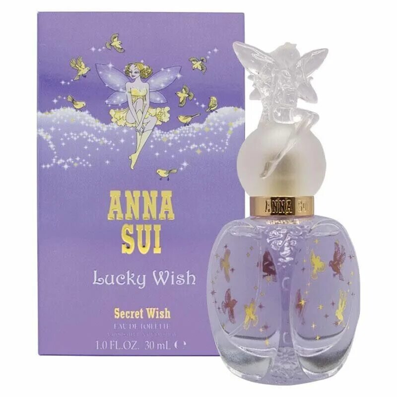 Духи аннам купить. Anna sui духи Lucky Wish. Anna sui духи соблазн. Anna sui духи купить Secret Wish.