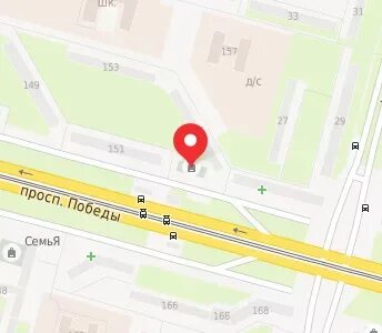 Карта череповец победы