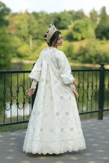 Венчальное платье в русском стиле