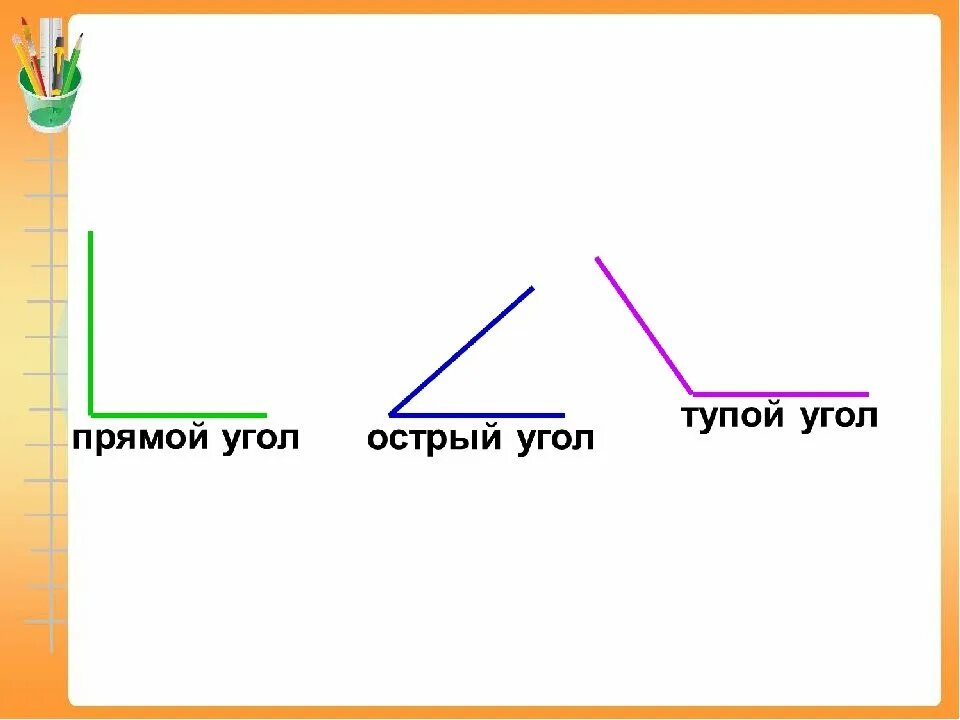 Острый угол рисунок.