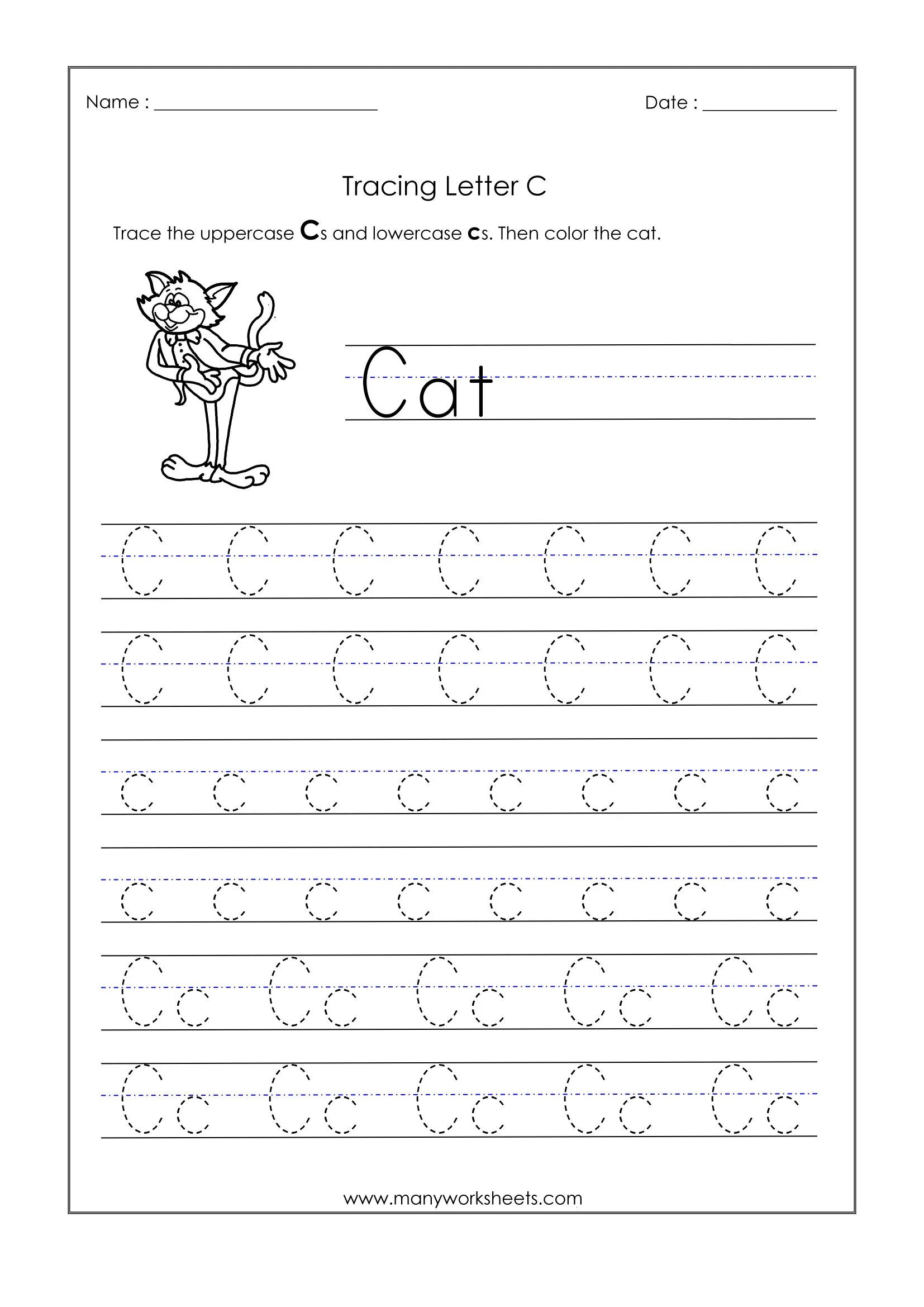 Write c