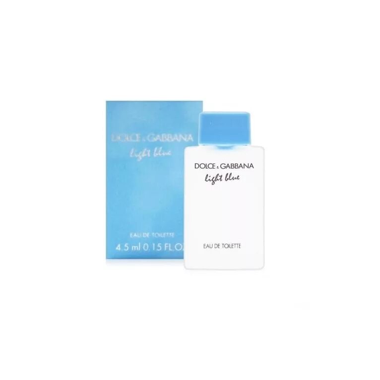 Дольче габбана лайт блю похожие. Mini d&g Light Blue w EDT 4,5 ml FLC. Дольче Габбана Лайт Блю женские 4.5мл. Дольче Габбана Лайт Блю 4,5 мл. Миниатюра Дольче Габбана Лайт Блю.