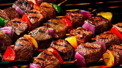 Мясо на углях лабытнанги