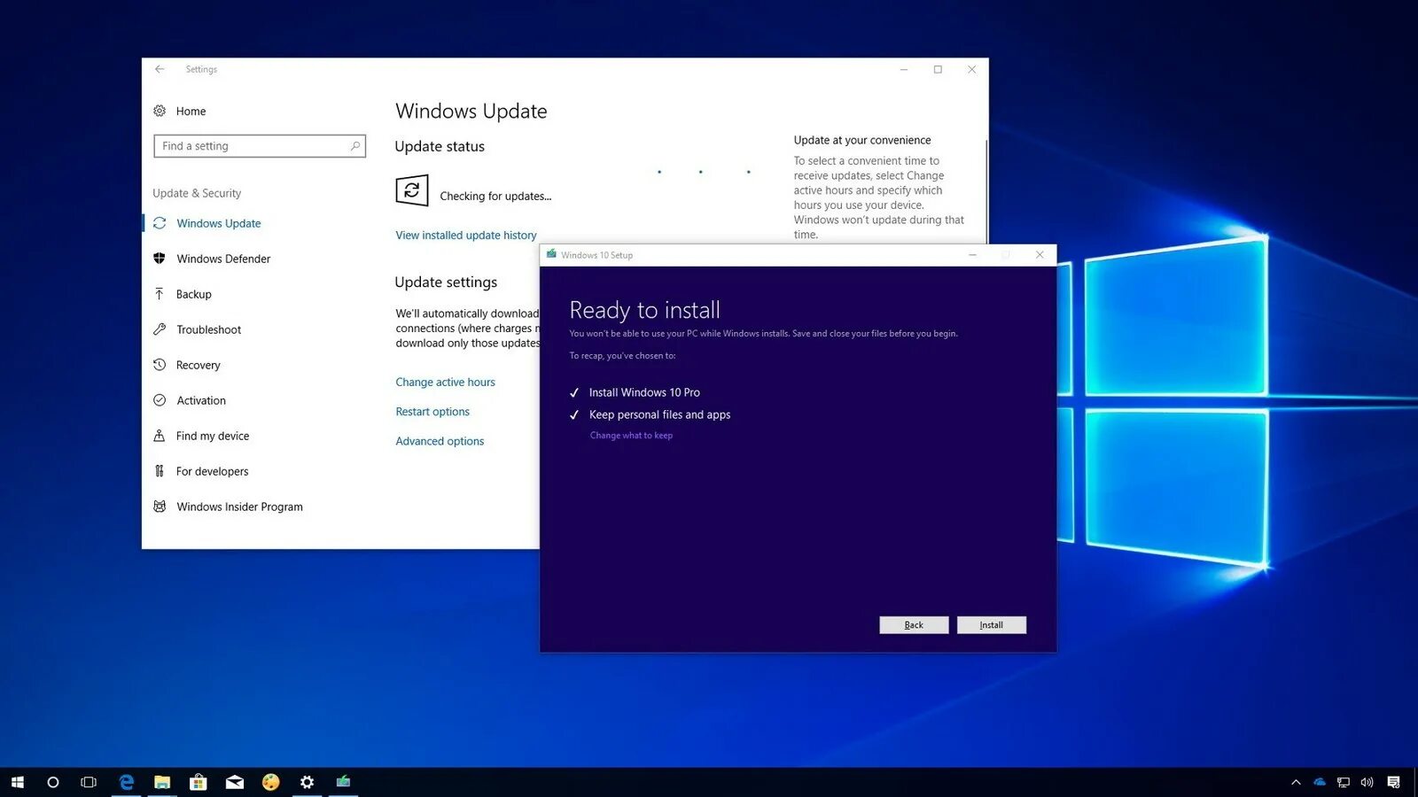 Install windows update. Windows. windows 10. windows 10 pro. установочник windows 10.