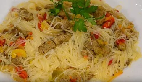 Рецепты с фунчозой горячее блюдо