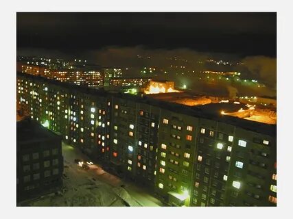 Норильск ночью