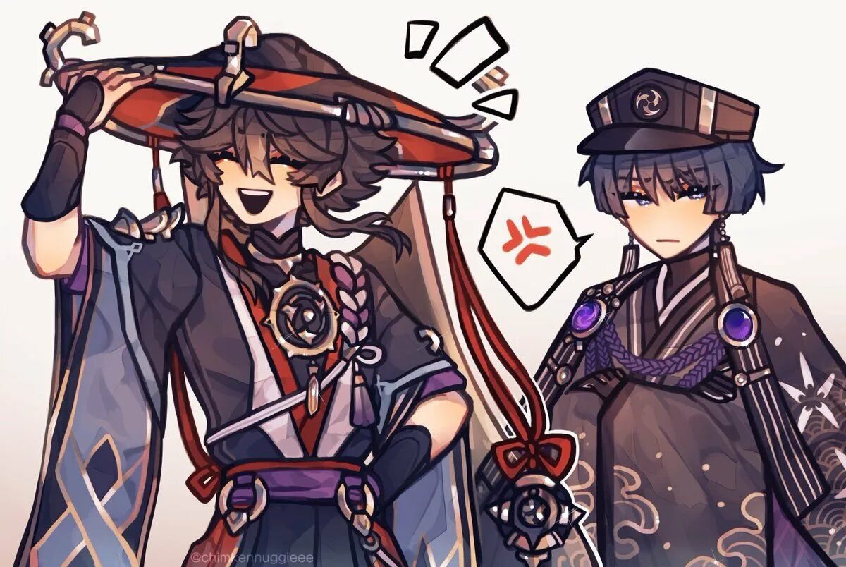 Бай джу геншин. Доттер геншин. Казухо геншин. Геншин шиппы. Скарамучча и чайльд геншин.