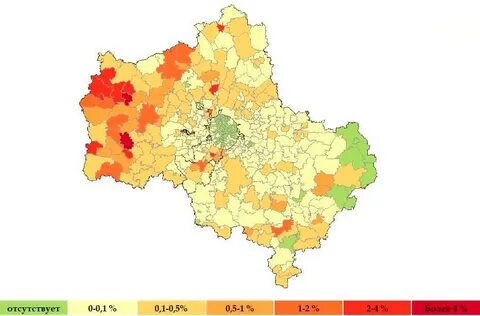 Карта борщевика сосновского