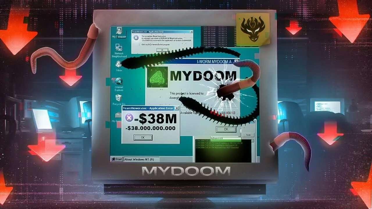 Mrs major вирус. Компьютерный вирус mydoom. mydoom - самый дорогой вирус в истории. как выглядит компьютерный вирус mydoom. mydoom кто создал.
