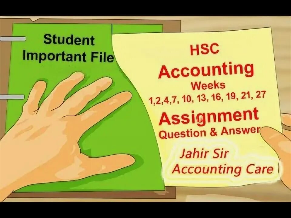 For your assignment to be