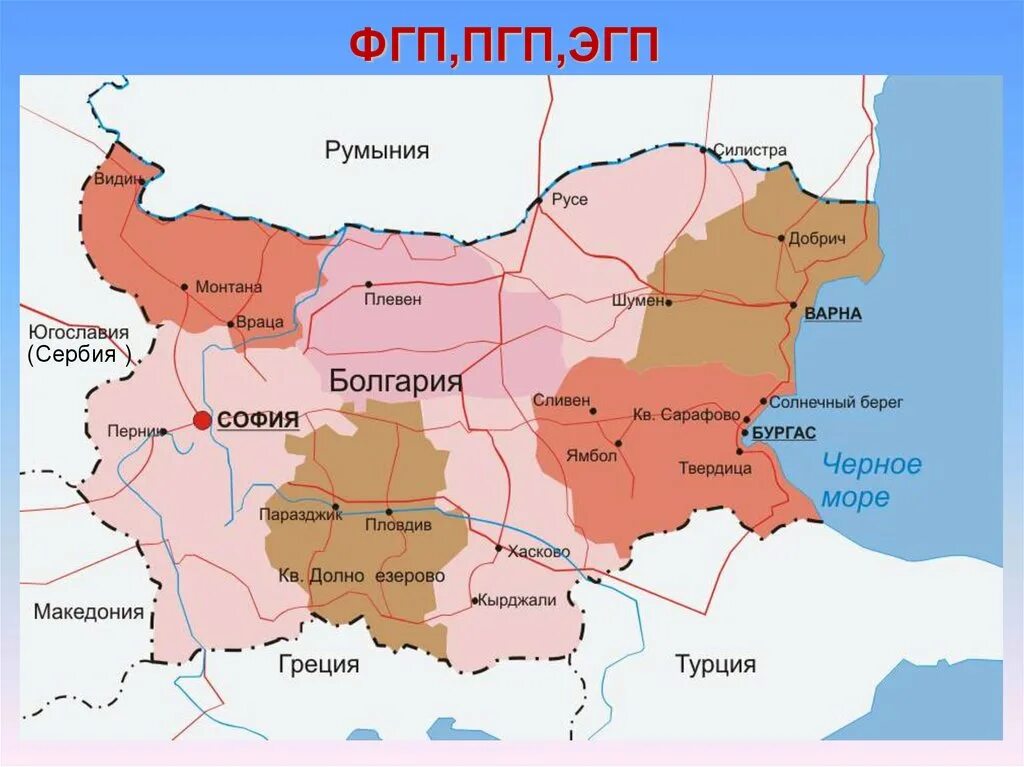 Политико географическое положение беларуси. Болгария политическая карта. Политическая карта Болгарии на русском языке. Болгария на карте. Географическая карта Болгарии.