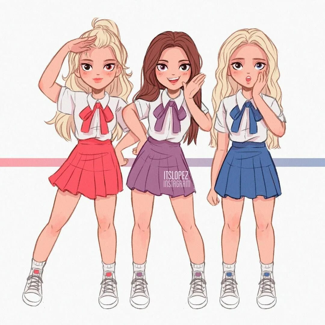 Рисунки 4 класса девушек. Itslopez blackpink. рисунки для девочек. две девочки в мультяшном стиле. нарисовать девочку.
