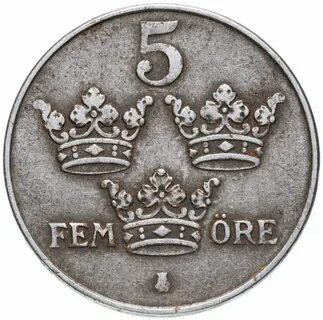 Монета 5 эре