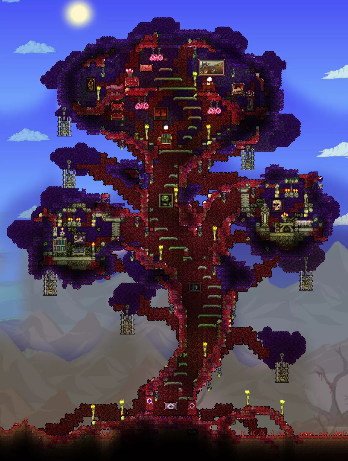 Terraria build. Террария постройки Кримзон. Террария 1.4.4. Блоки террария 1.4. Дом в горе террария.