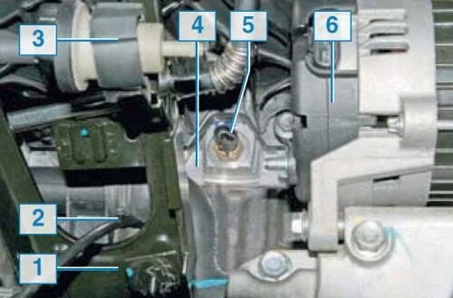 Removing the coolant temperature sensor (Chevrolet Lacetti 1 2002-2009: Power un