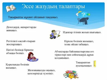 Эссе түрлері