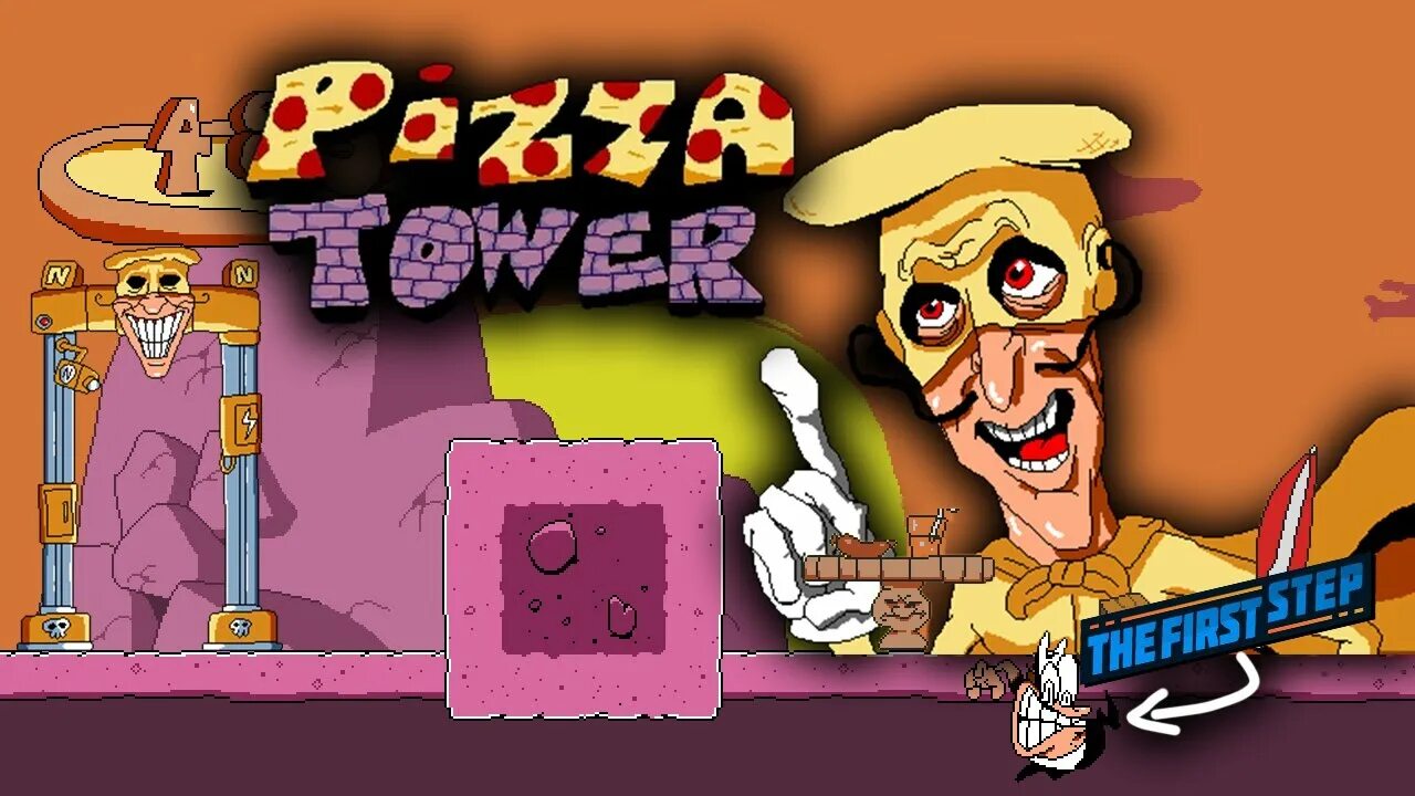 Pizza tower gameplay. Пицца ТАВЕР. Обои пицца ТАВЕР. Пицца ТАВЕР персонажи. Pizza Tower Demo.