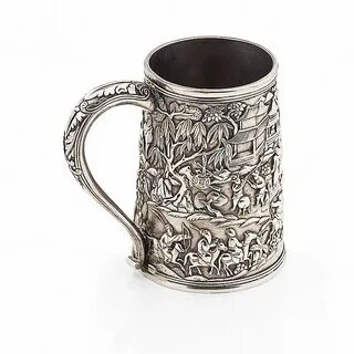 Кружка серебро