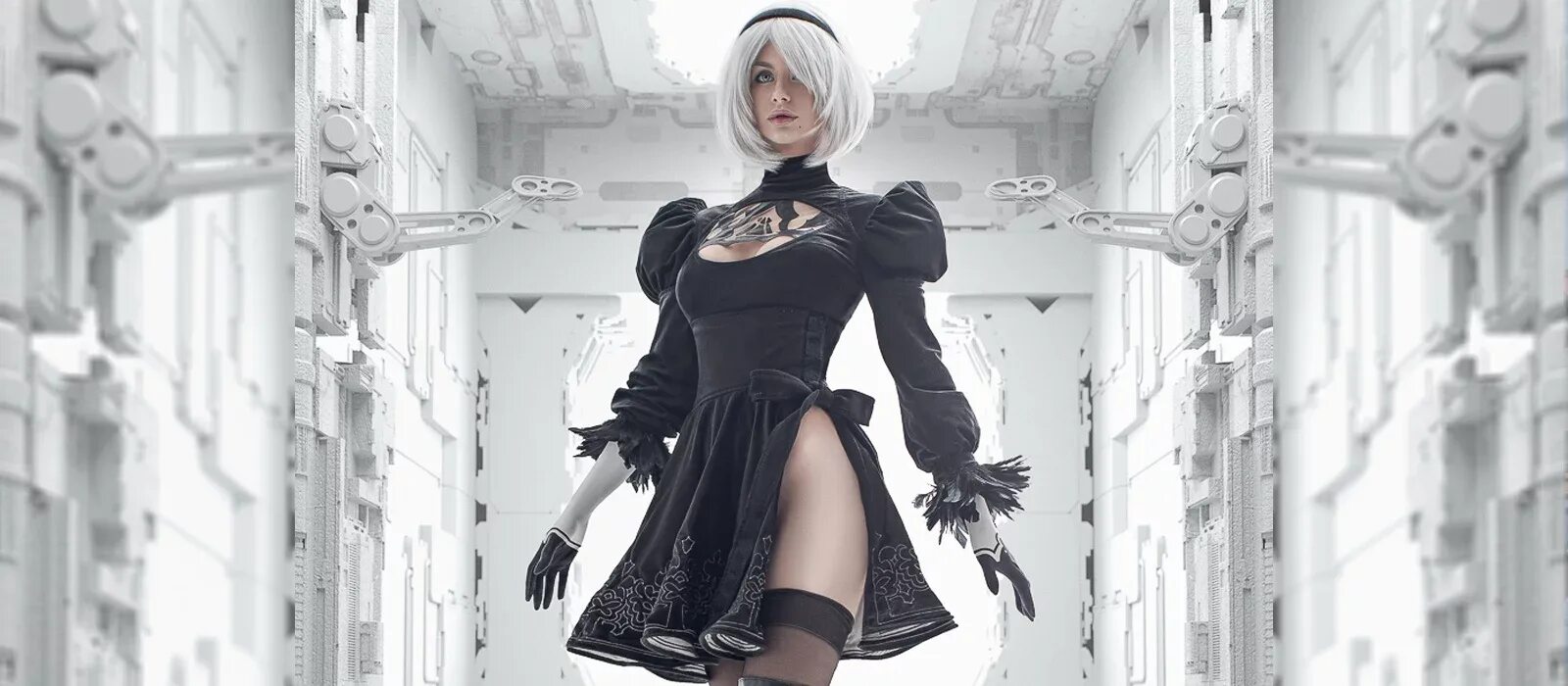 Nier 2b 18. Mari Miwa косплей 2b. Косплей 2b из NIER Automata 18. 2b NIER Automata Cosplay алисапорно.