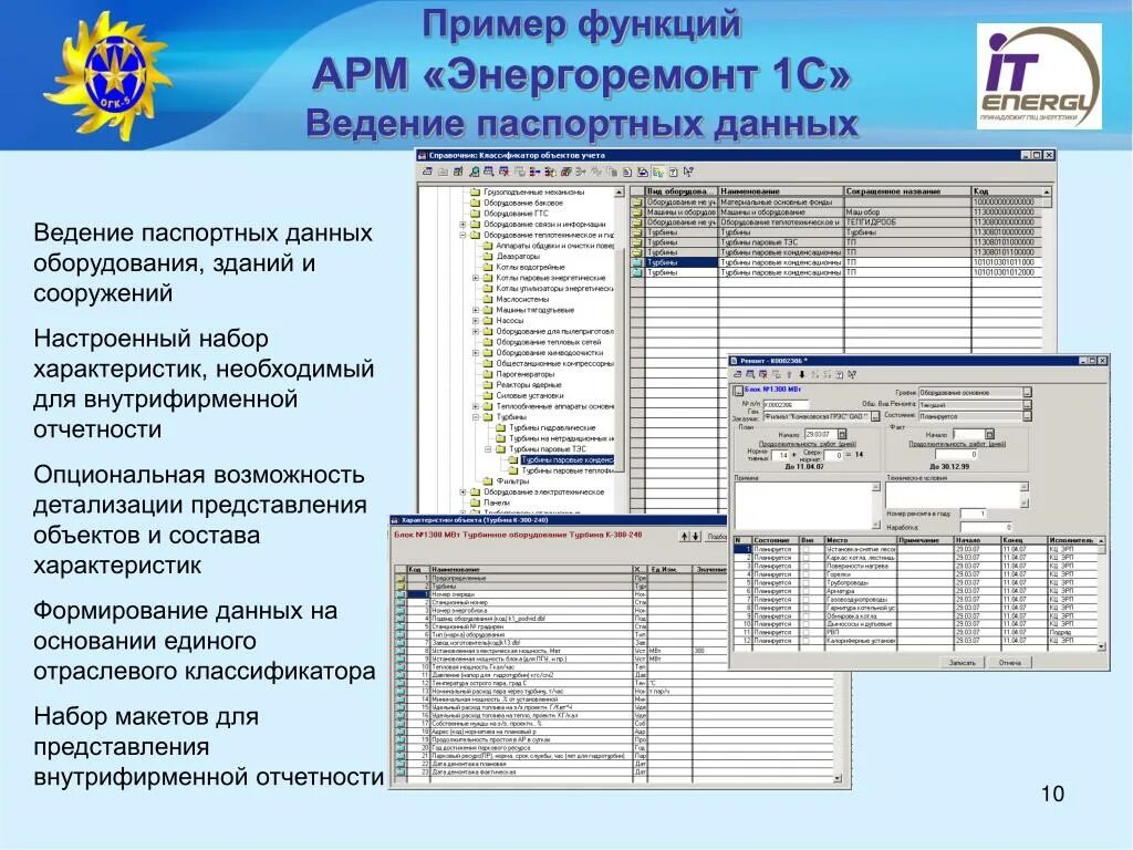 АРМ примеры. Пример функции АРМ. Данные по оборудованию. 1с АРМ руководителя.