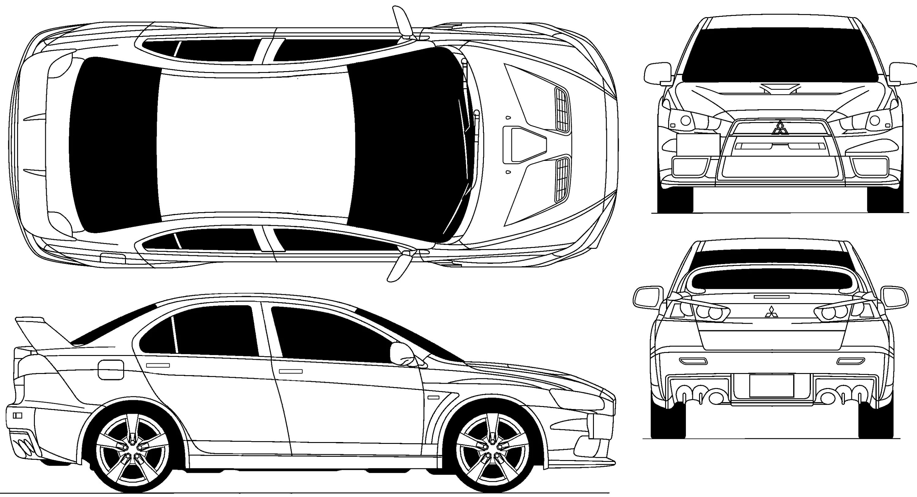 Lancer 10 размеры. Чертеж Mitsubishi Evolution 10. Mitsubishi Lancer Evolution 10 чертеж. Mitsubishi Lancer чертеж. Mitsubishi Lancer Evolution чертеж.