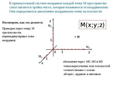Система координат x y как называется