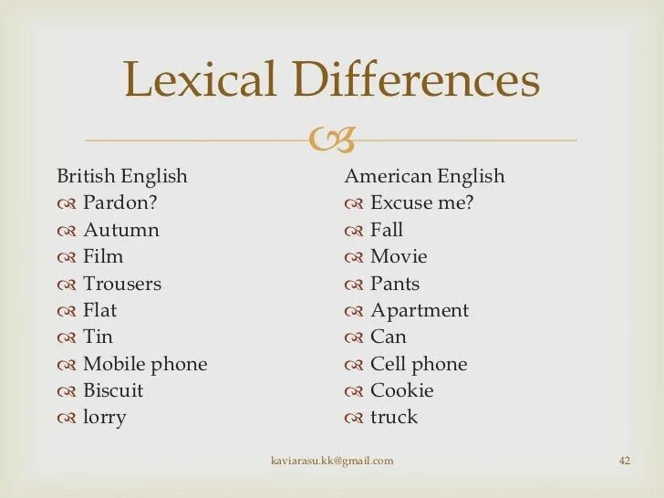 British and american english differences. Lexical differences between american and british english. difference in pronunciation in british and american english. british and american pronunciation. american english british english pronunciation.