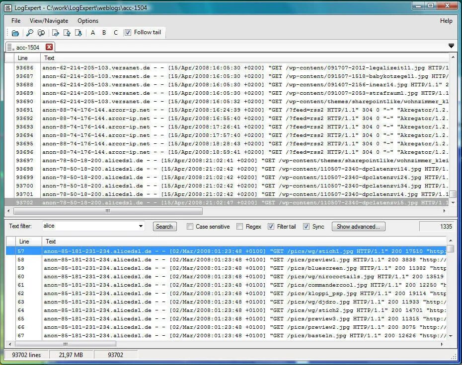 Лог эксперт. Logexpert. лог эксперт хостинг. сборщик логов интерфейс. log viewer windows 7.
