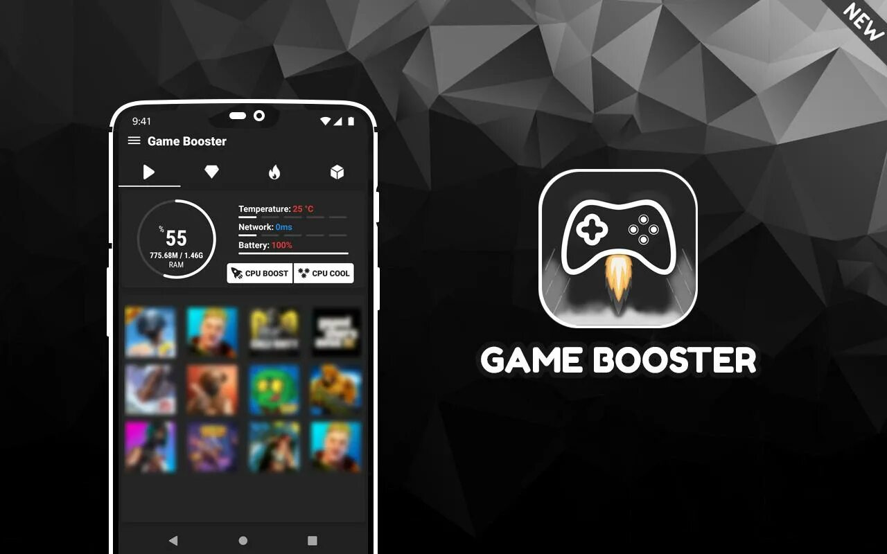 Game booster: game launcher. Smart game pro. Gaming buster. Game booster plus. Game booster android.