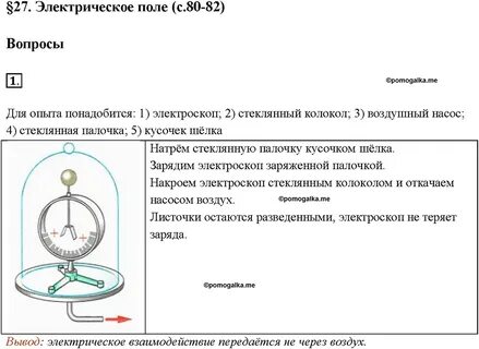 Опишите устройство школьного электроскопа