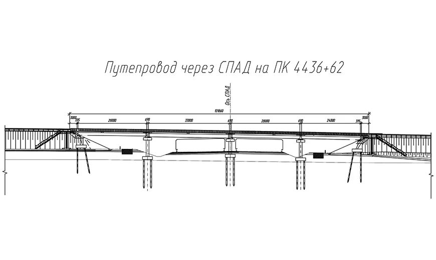 Схема эстакады