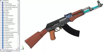 автомат калашникова ак-47 чертеж