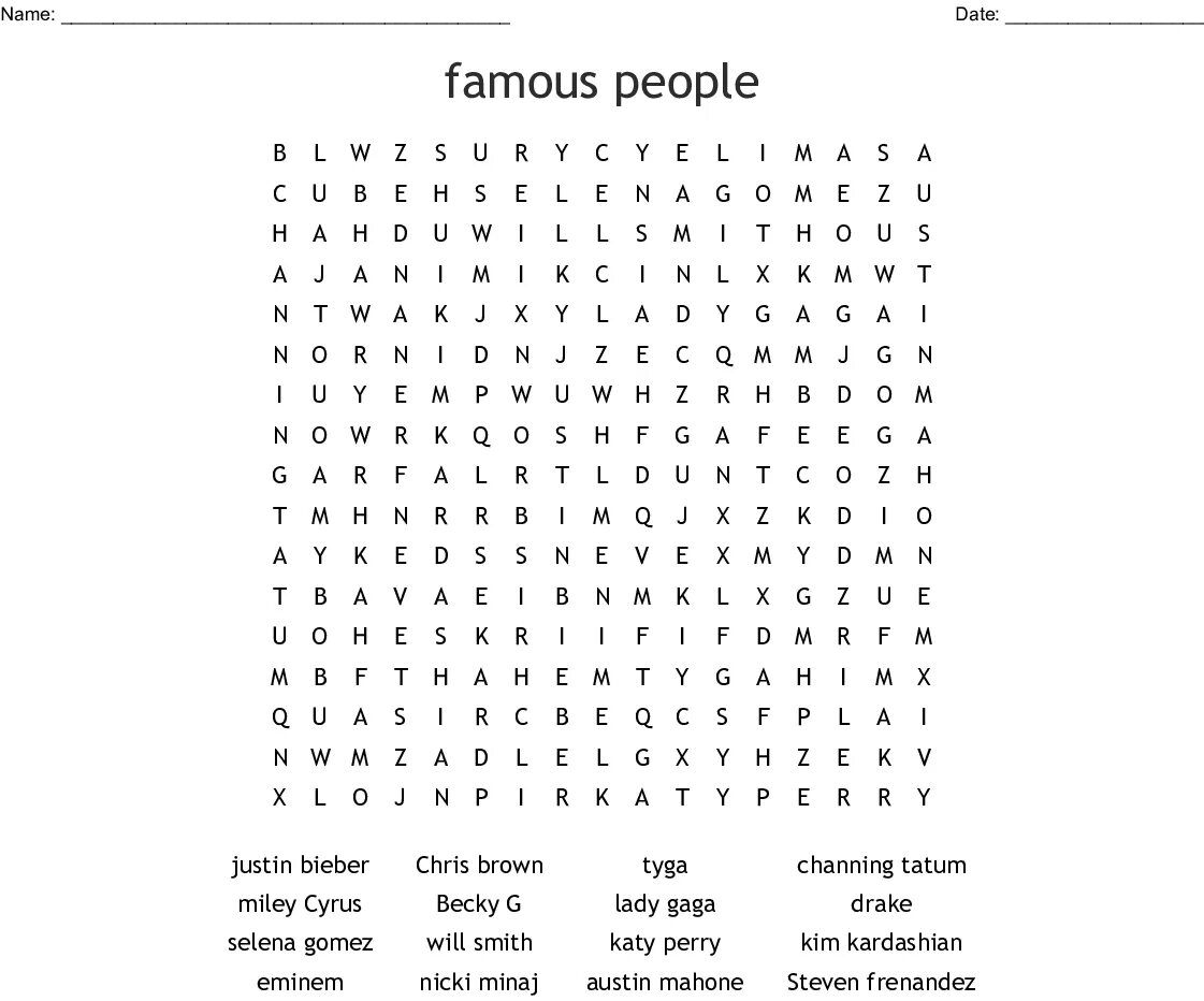 Famous people Wordsearch. Famous people Word search. Famous Scientists Word search. Wordsearch Celebrities. Crossword people