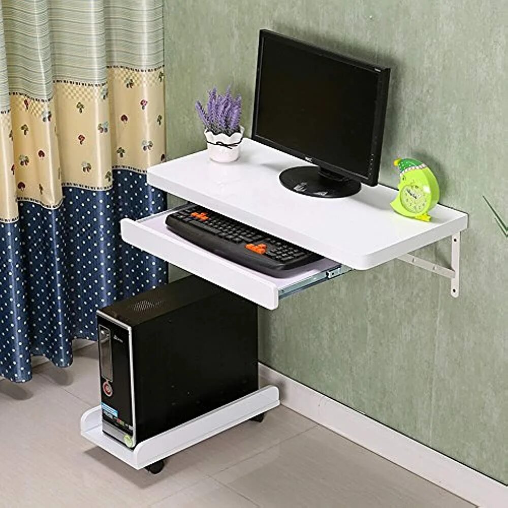 Органайзер для проводов под столом. Компьютерный стол к стене. Навесной компьютерный стол zeus airtable-x1 mini. Полка для кабелей под столом. Полка под стол.