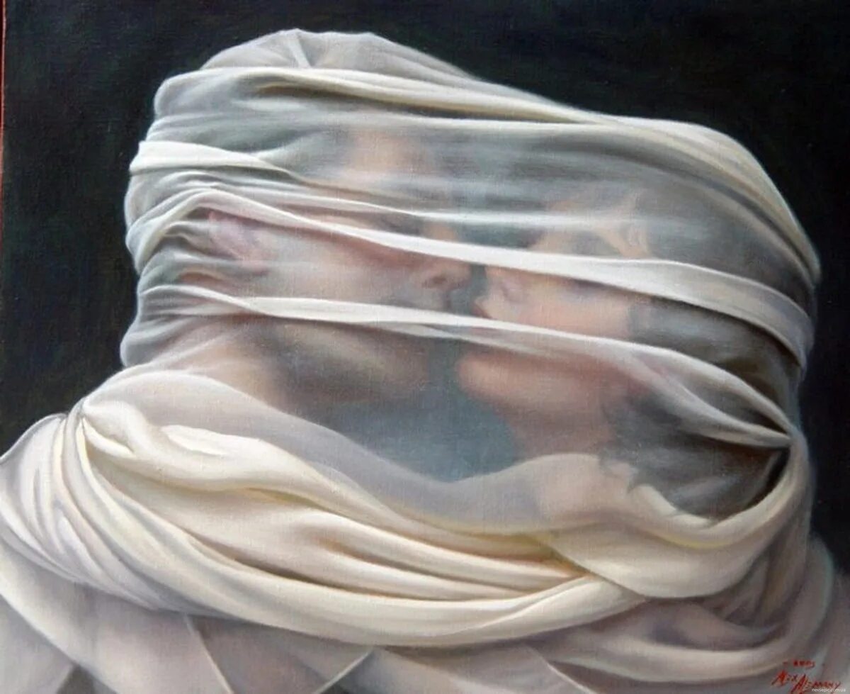 Veil painting. Алекс Алемани (Alex Alemany). Художник Alex Alemany. Художник Алекс Алемани.Испания.. Испанский художник Alex Alemany.