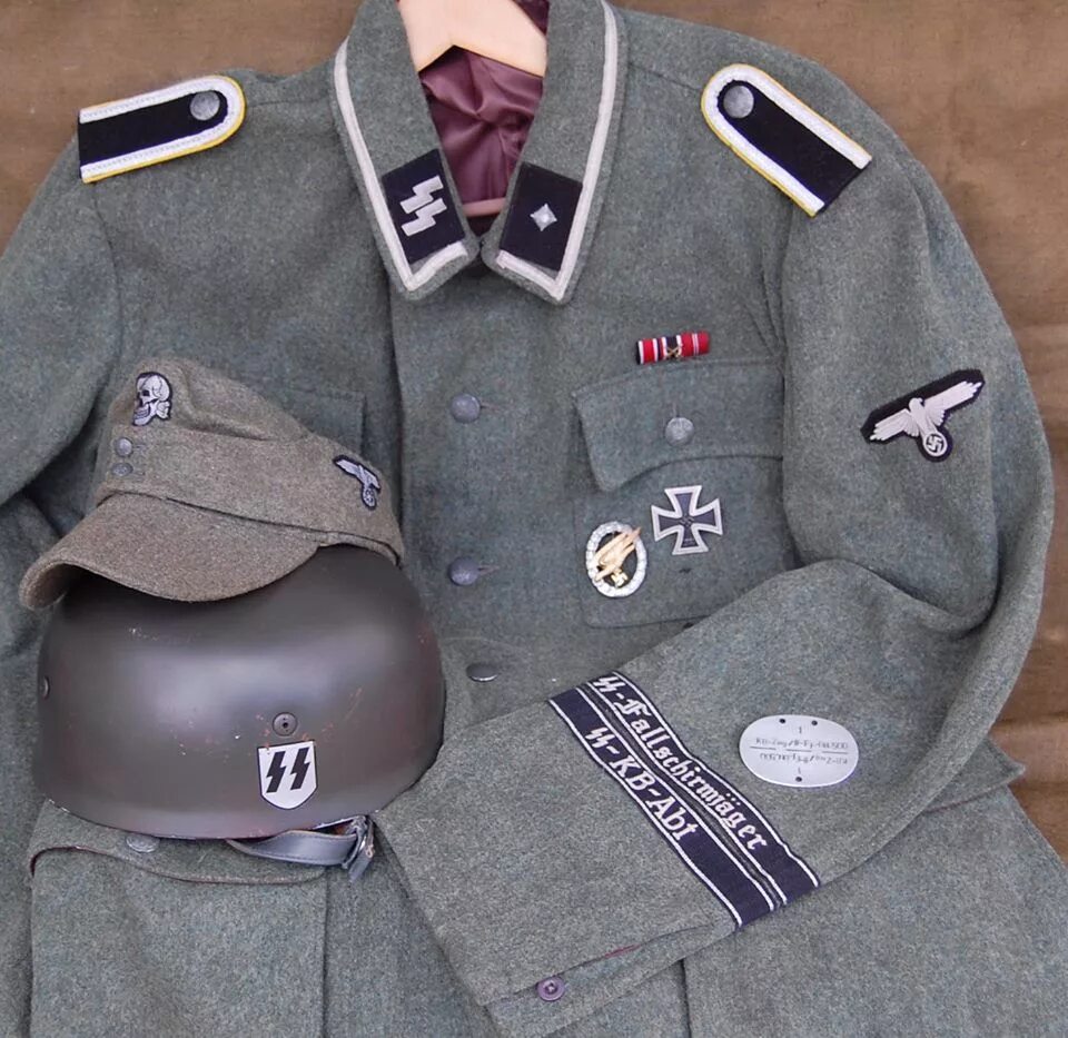 Сер сс. Комплект униформы СС м43. Форма Waffen SS. Униформа ww2 Fallschirmjager. Форма танкистов Ваффен СС.