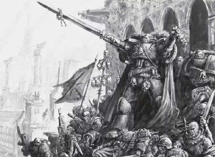 Джон бланше warhammer 40000. Wh40k великий крестовый поход. Вархаммер 40000 космодесант. Трамасский крестовый поход. Легио кустодес вархаммер.