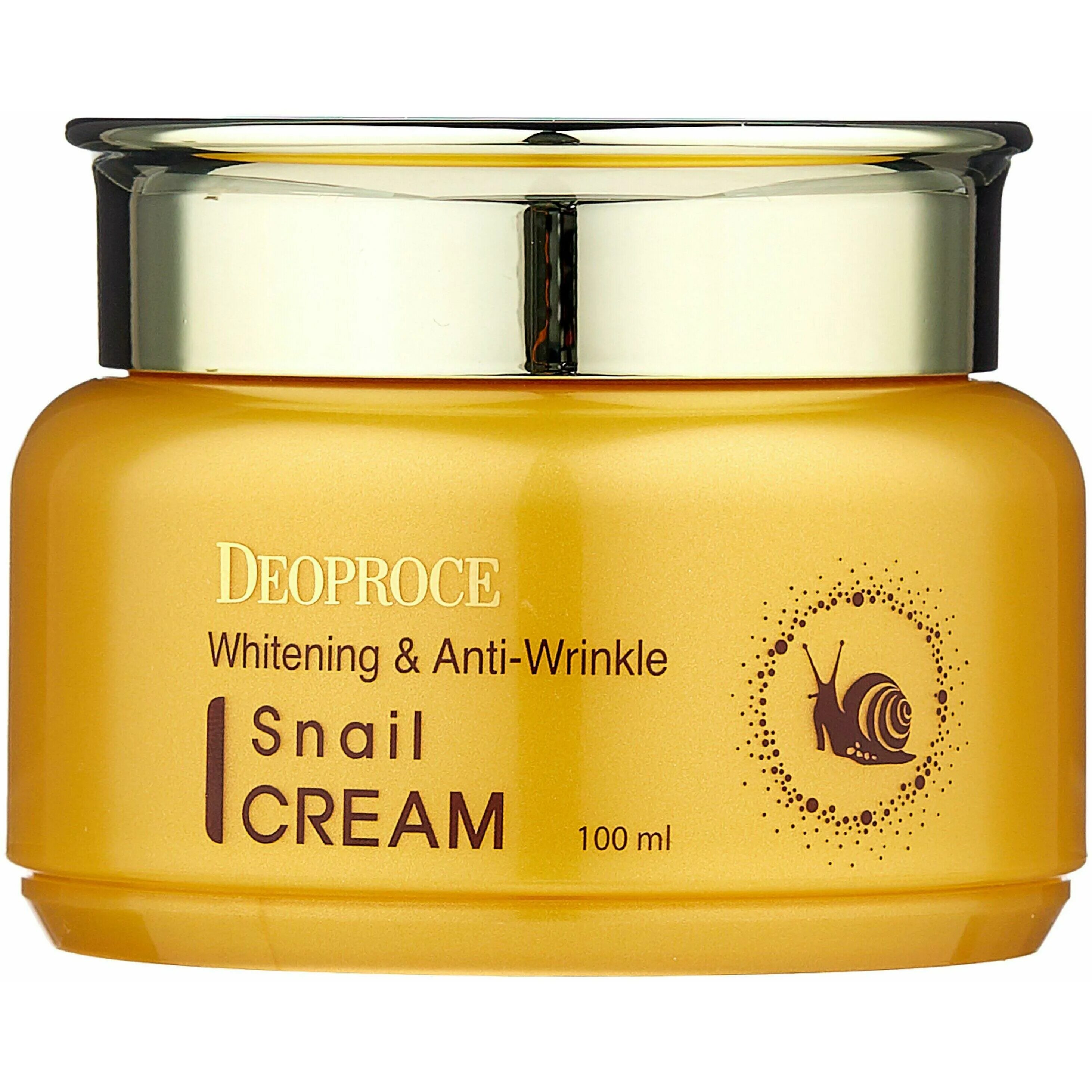 Deoproce Whitening & Anti-Wrinkle Snail Cream 100ml. Deoproce крем для лица антивозрастной с муцином улитки, 100 мл.. Whitening and Anti-Wrinkle Snail Cream, 100мл.. Деопрос крем с улиткой для лица 100мл. Морщины улитка