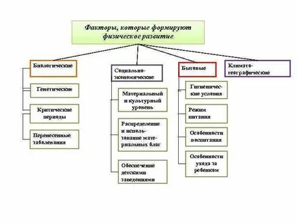 Факторы детского развития