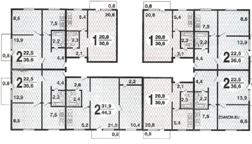 Ii 28 3. II-18 планировки однушки с размерами. Ii18 планировка квартир с размерами. II-18 (модификация II-18-01/09 МИБ) планировка.