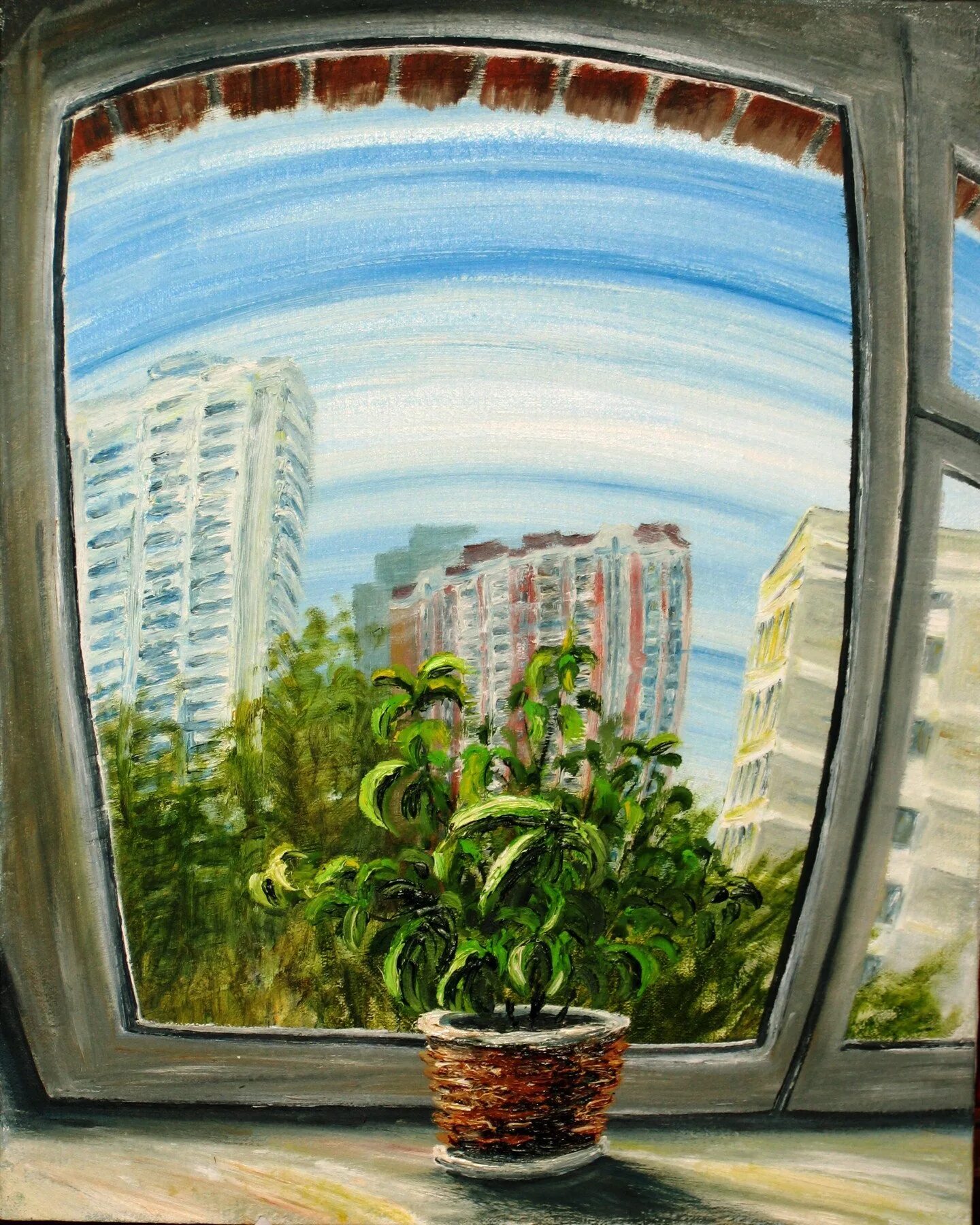 Гильермо лашерас йоши. Рисуем вид из окна. Пейзаж за окном. Из моего окна три. Тимоти истон картины.