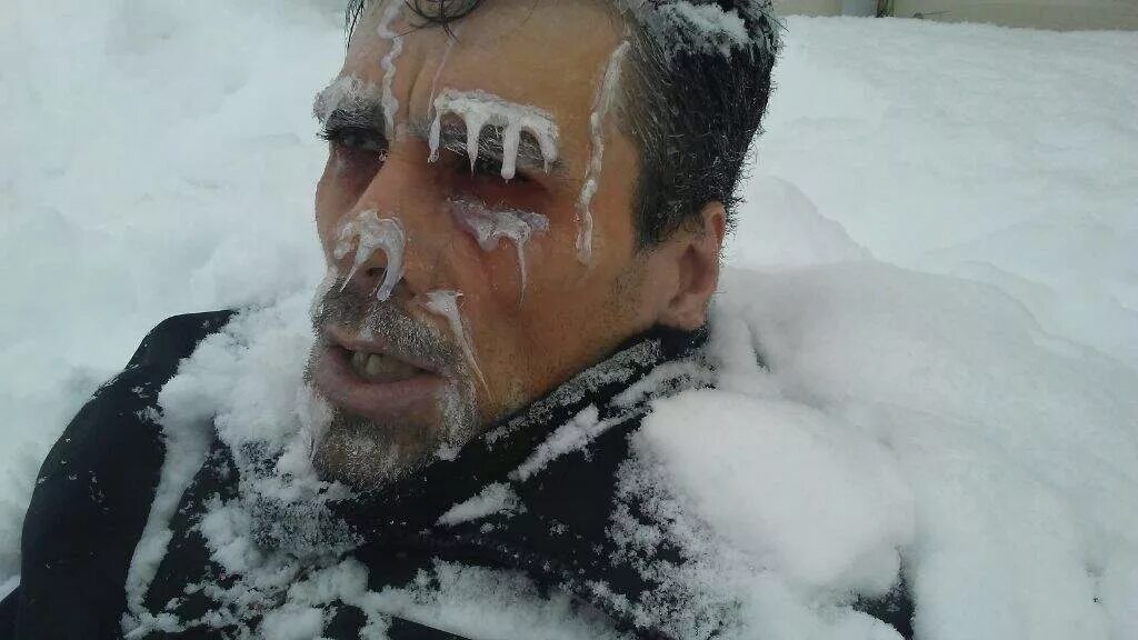 My Jack Nicholson inpired frozen makeup from The Shining Special Effects Makeup 
