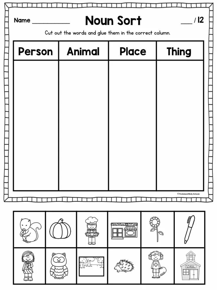 Person noun. Noun activity. Irregular Nouns Worksheets. Modern Life Worksheet. 3. Person, place, thing.