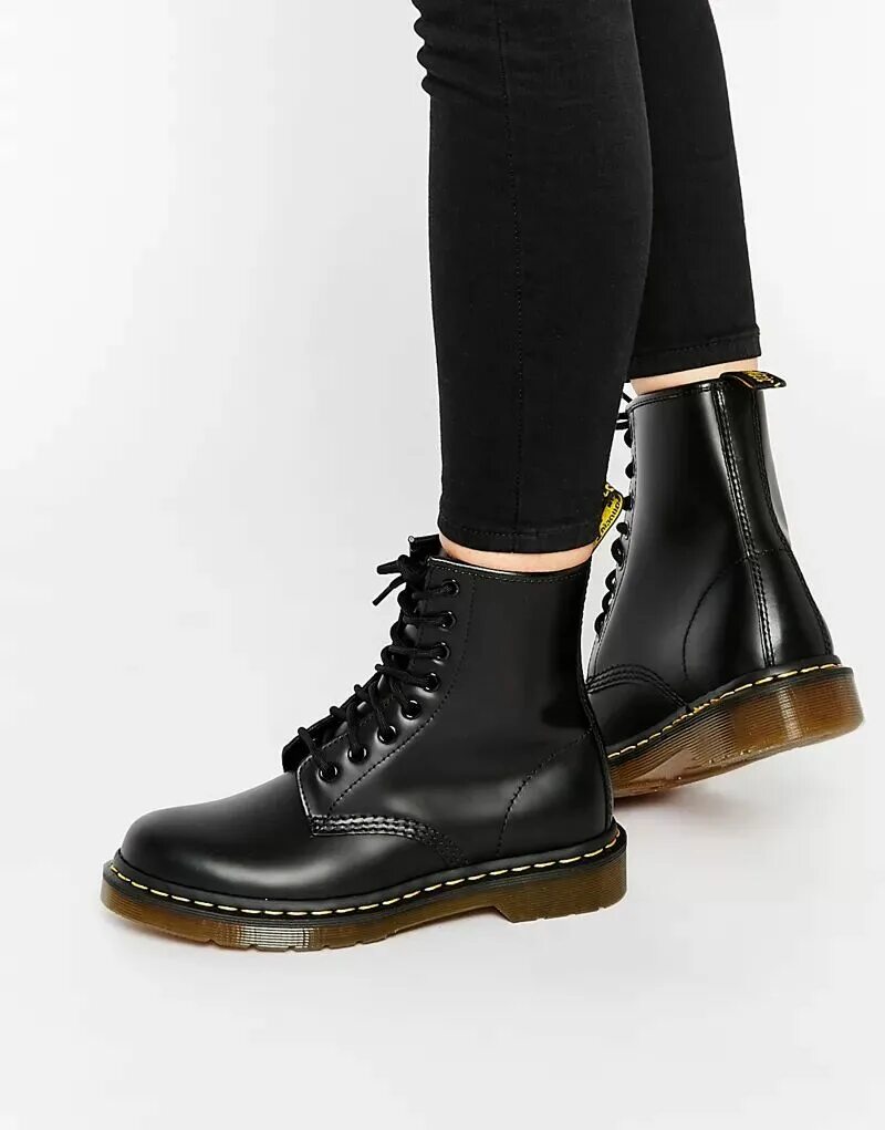 Мартинсы ботинки Dr Martens 1460 Jadon Smooth 15265001 чёрные - Shoebag