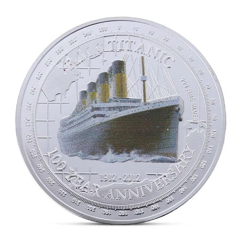 Серебряная монета Титаник. Памятная монета Voyage Titanic. 100 Летие Титаник монета. Монета Титаник 2012 Белоруссия.