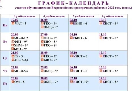 Расписание лицей 7