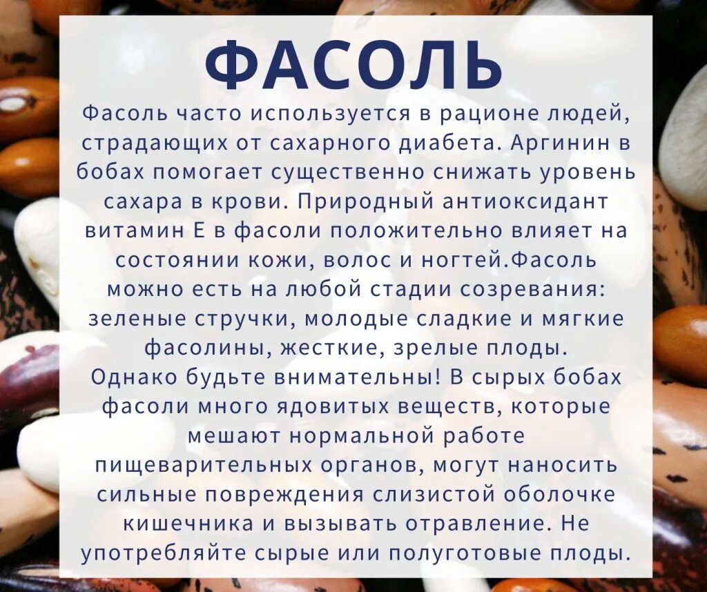 Фасоль пищевая ценность. Продукты с высокой питательной ценностью. День зернобобовых.