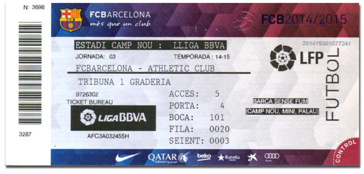 Футбол москва купить билеты 2024. Билет на матч Барселоны. Билет на футбол. Билет на игру Барселоны. Билет на футбольный матч.